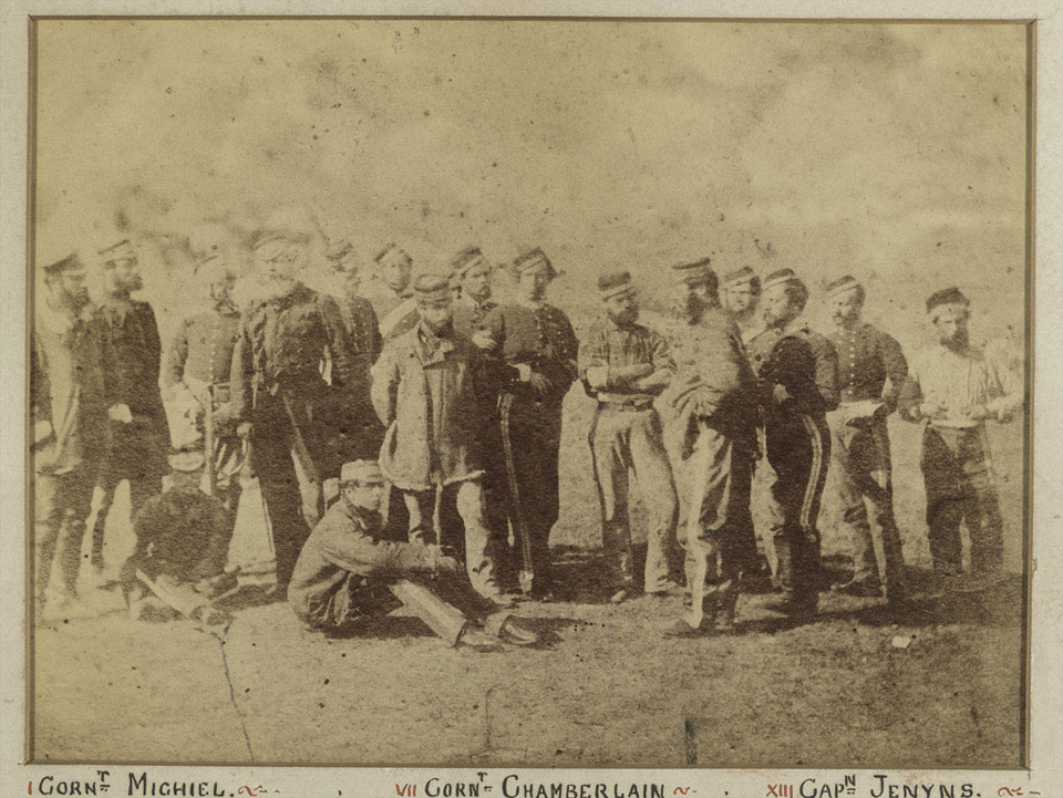 Members of the 13th Regiment of Light Dragoons, 1855