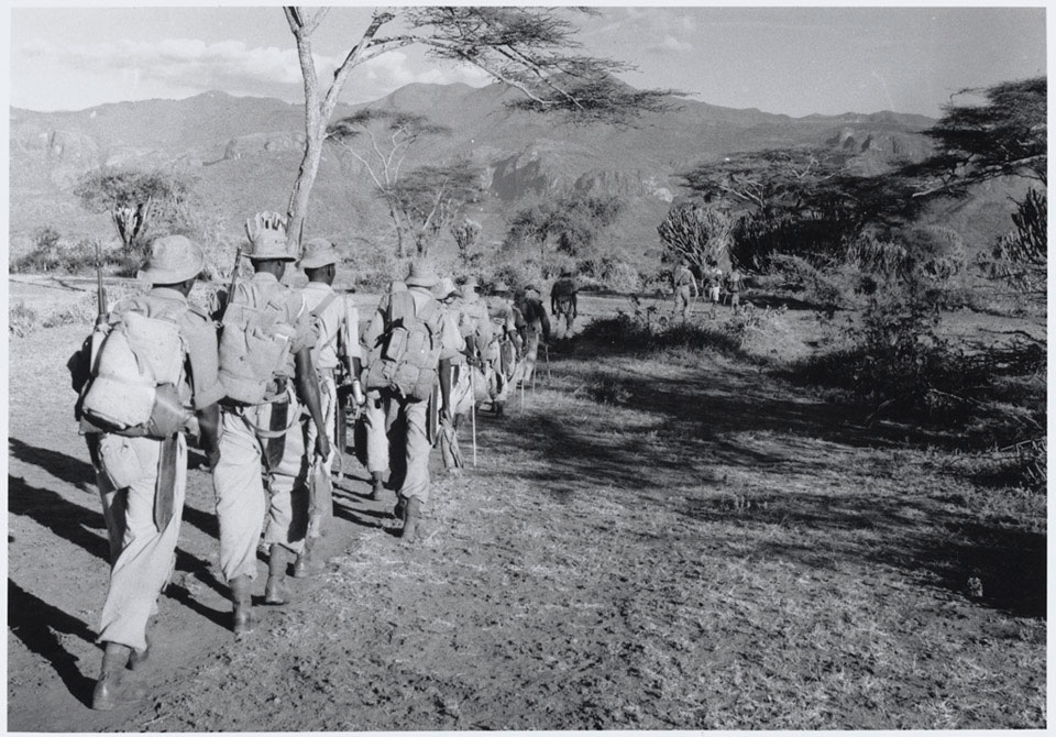 Safari, 4th Battalion, The King's African Rifles, Sudan border, 1956