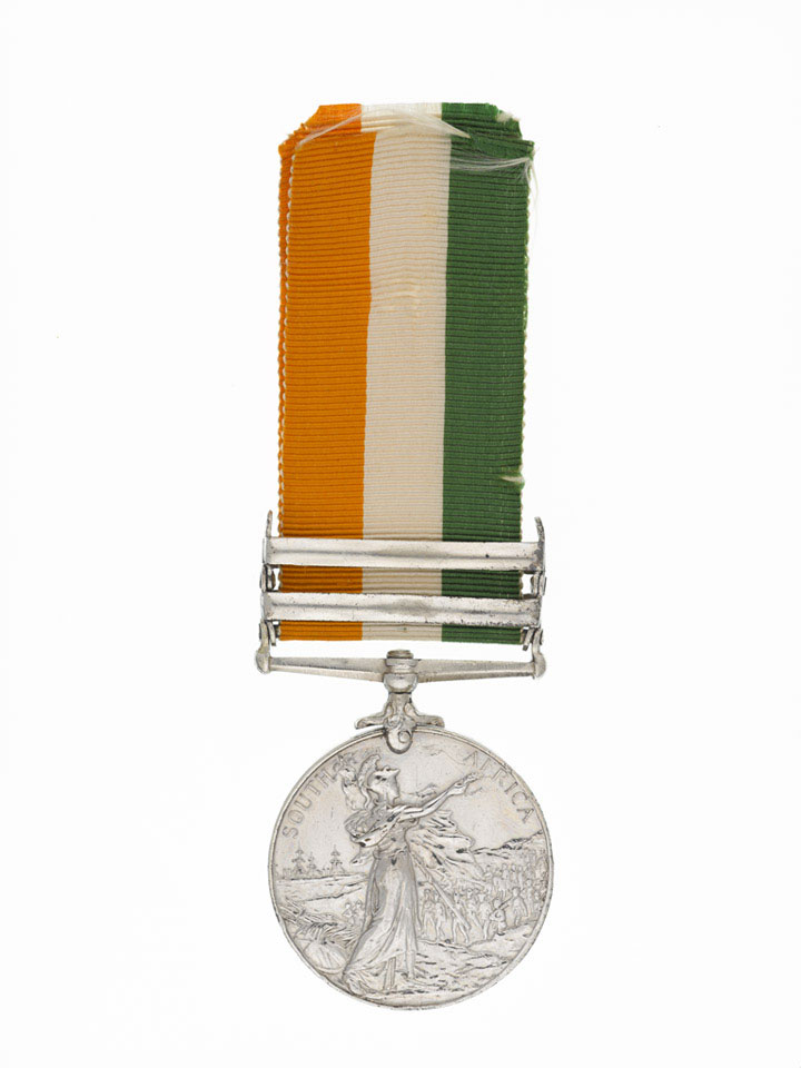 King's South Africa Medal 1901-02, with 2 clasps: 'South Africa 1901' and 'South Africa 1902', 'Jimson' the mule