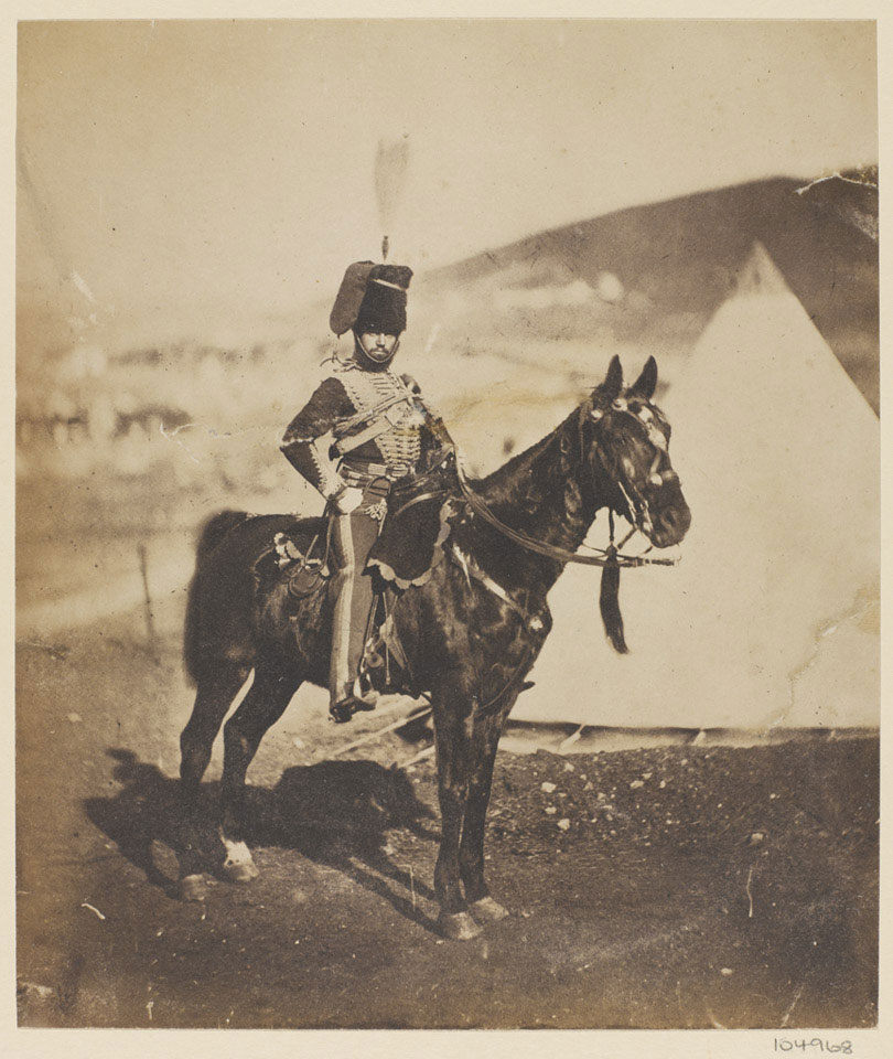 Cornet Wilkin, 11th (or Prince Albert's Own) Hussars, Crimea, 1855 (c)