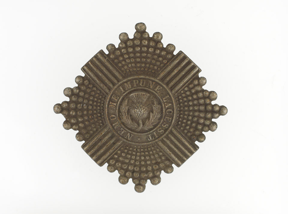 Cap badge, officer, The Royal Scots (Lothian Regiment), 1910 (c ...