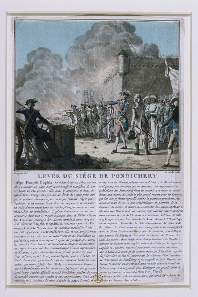 Levée du Siége de Pondicherry' August - October 1748