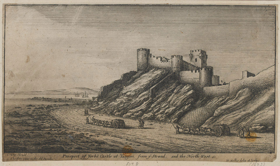 'Prospect of York Castle at Tangier and the North West, 1680'