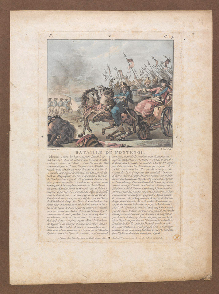 'Bataille de Fontenoy, 1745'