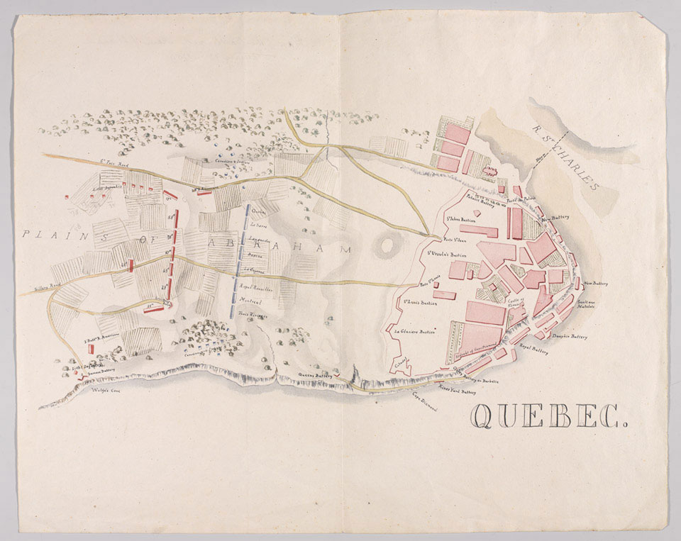 Map of Quebec, 1759 | Online Collection | National Army Museum, London