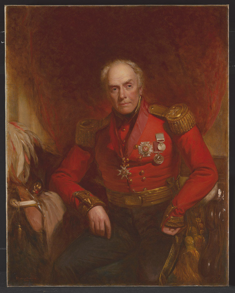 Major-General Sir Hopetoun (or Hopton) Stratford Scott KCB, Colonel of the 2nd Madras European Regiment, 1840 (c)