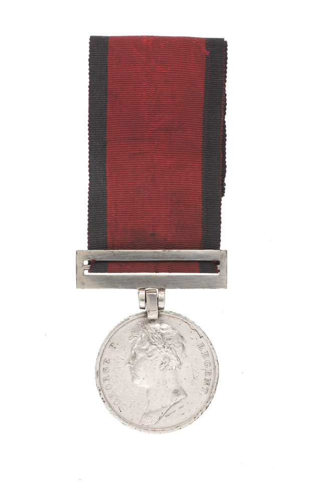 Waterloo Medal 1815 awarded to Captain Archibald Armstrong, 71st (Highland) Regiment (Light Infantry), 1815
