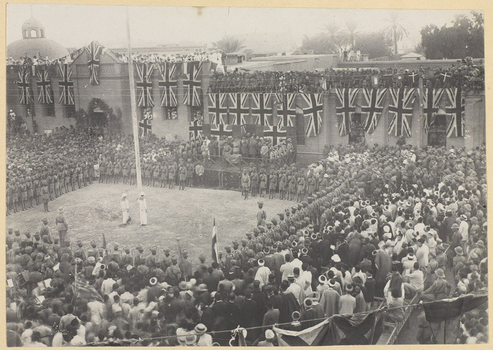 'The Proclamation held on 2nd. Nov. 1918 at Baghdad, on account of the Turkish Armistice'