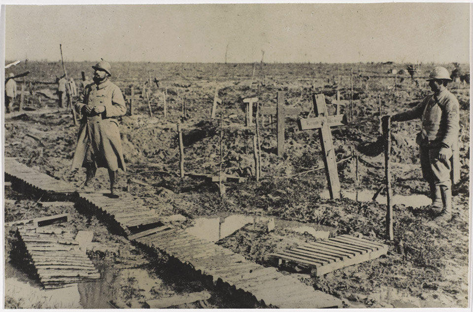 Graveyard at Passchendaele, 1917