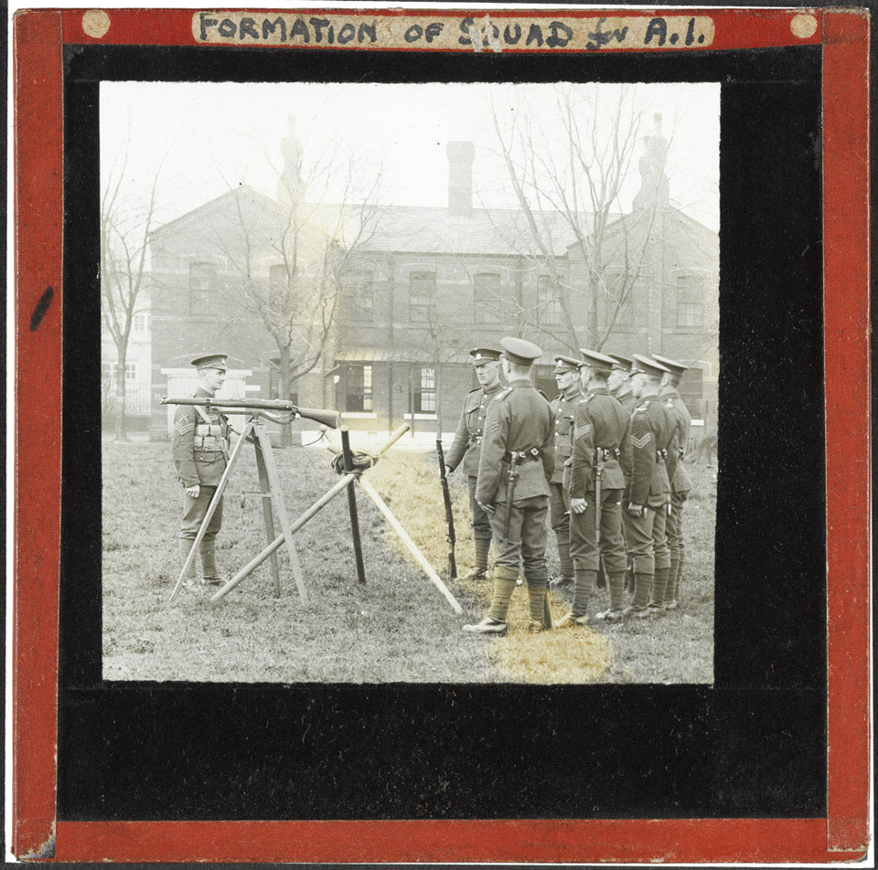 Formation of Squad for Aiming Instruction, 1914 | Online Collection ...