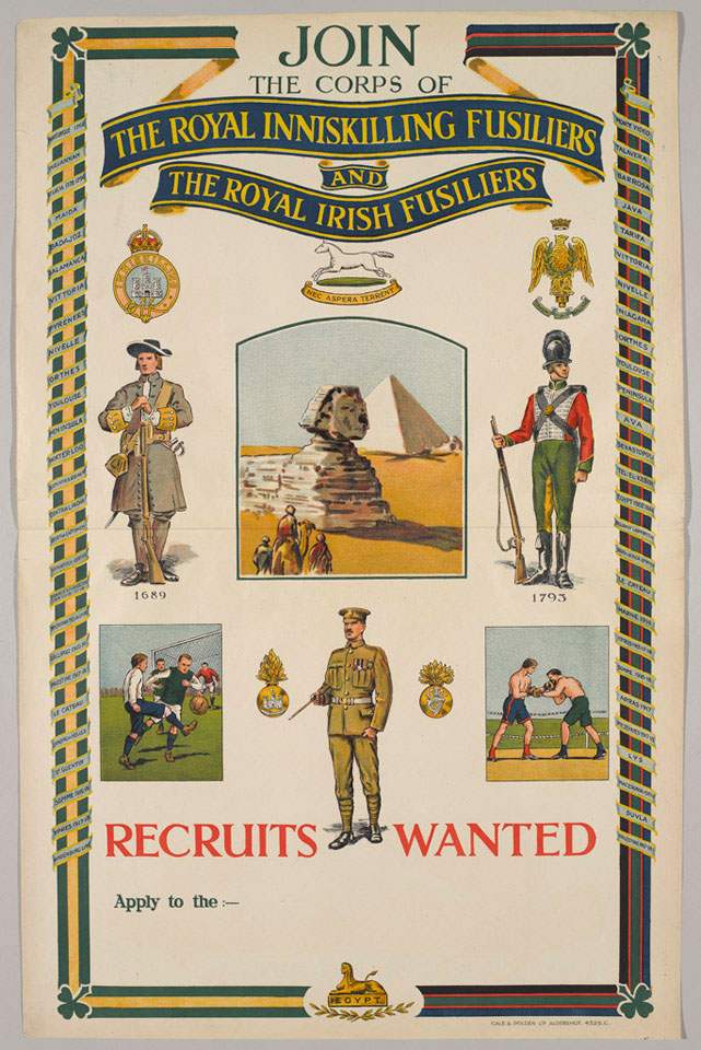 'Join the Corps of The Royal Inniskilling Fusiliers and The Royal Irish Fusiliers', 1925 (c)
