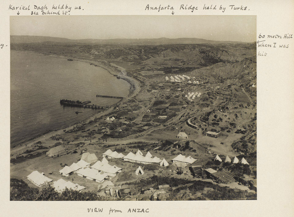 North beach, north of Anzac Cove, 1915