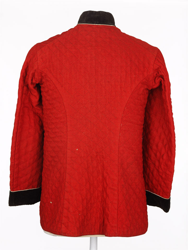 Padded tunic worn by Surgeon Major James Peterkin, 16th Regiment of ...
