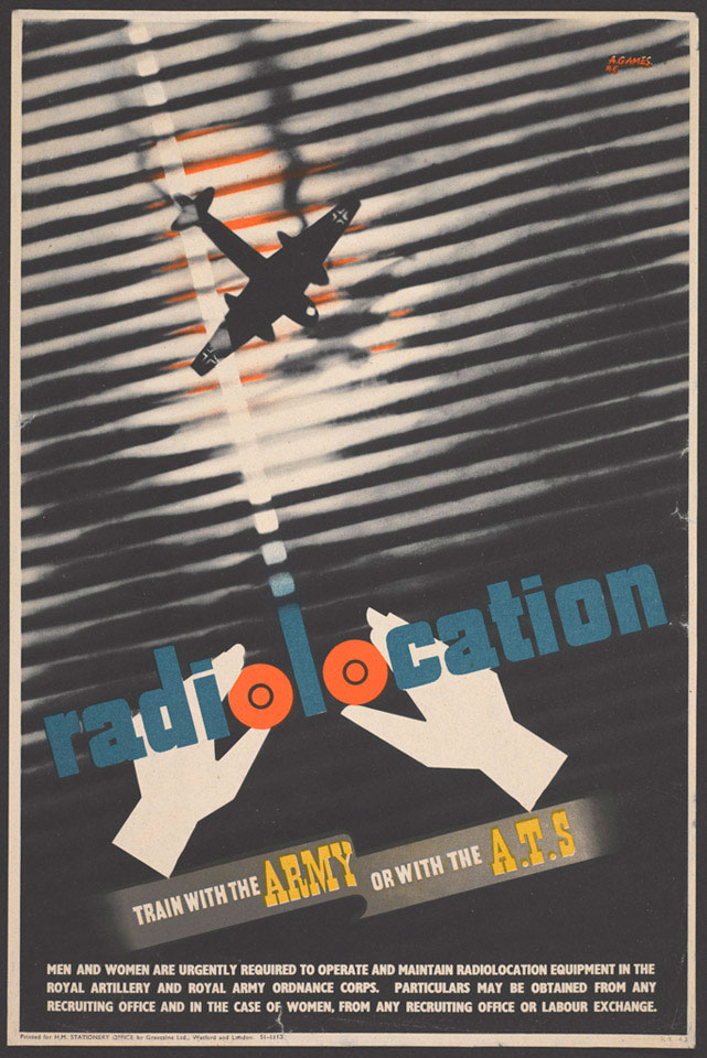 'radiolocation', recruiting poster, 1941