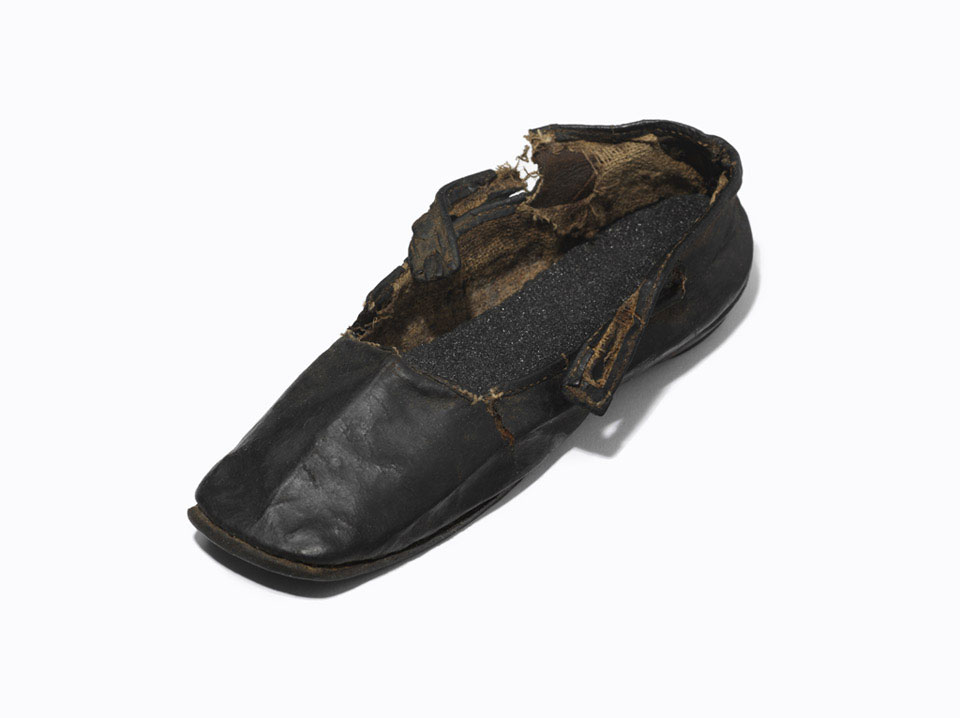 Child's shoe recovered from the well at Cawnpore, 1857