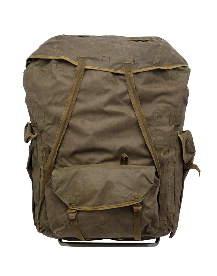 Rucksack used by a member of 3rd Battalion The Parachute Regiment, in the Falkland Islands, 1982