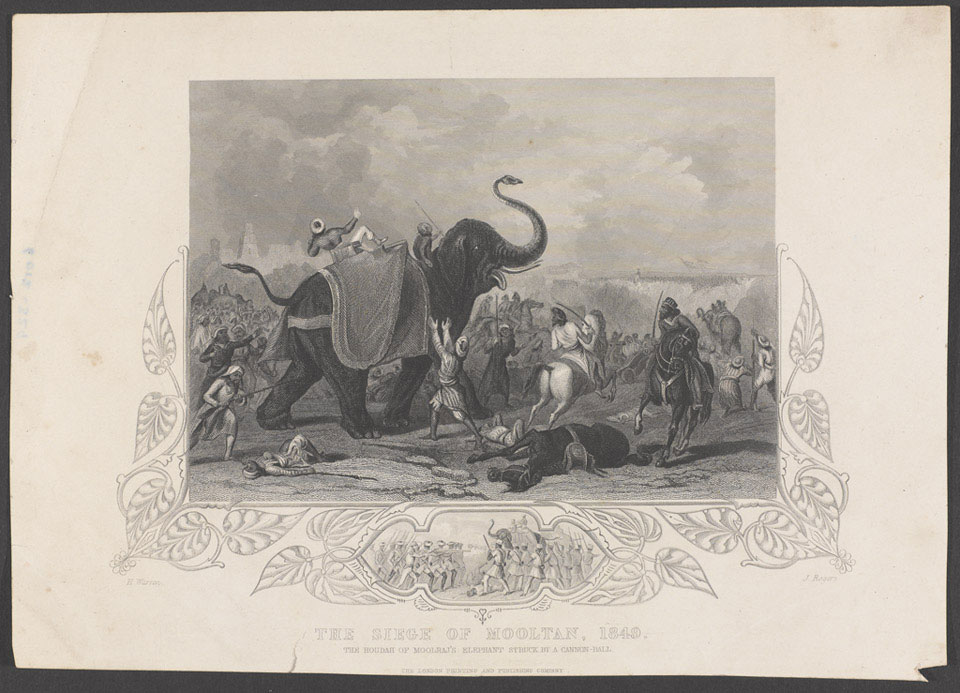 The Siege of Mooltan, 1849