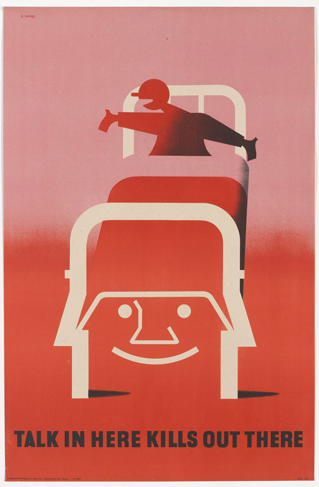'Talk in Here Kills Out There', poster, 1944