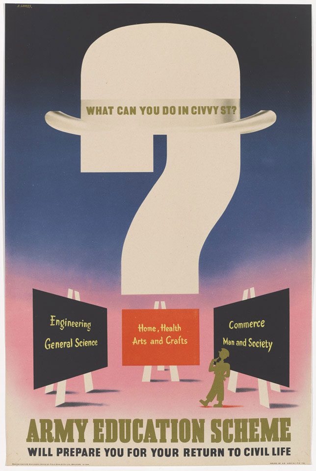'What can you do in Civvy St?', 1944
