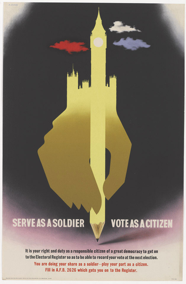 'Serve as a soldier Vote as a citizen', 1944