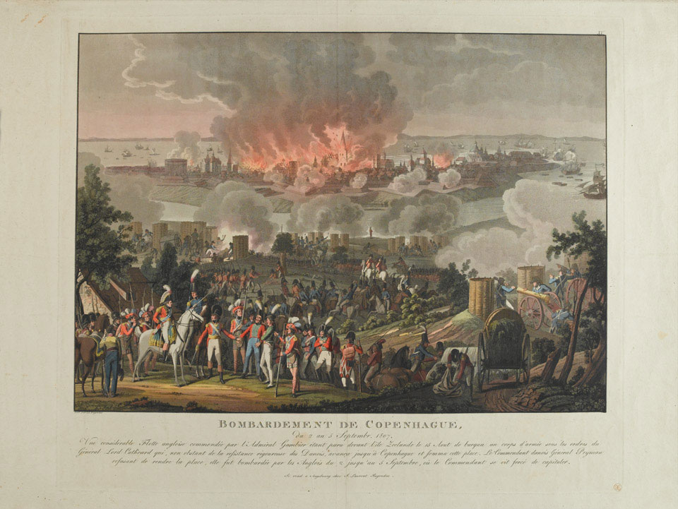 Bombardment de Copenhague du 2 Au 5 Septembr. 1807
