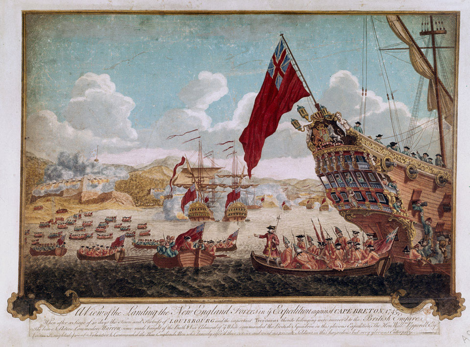 The Capture of Louisbourg, 1745