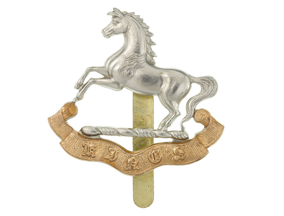 Other ranks cap badge, The King's Regiment (Liverpool), 1927 (c)