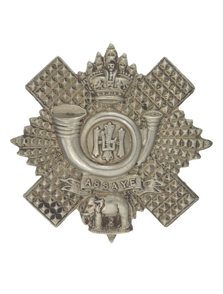 Other ranks' glengarry badge, The Highland Light Infantry, 1900 (c)