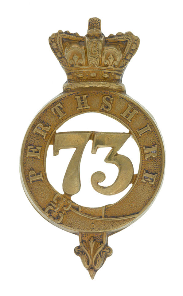 Glengarry badge, other ranks', 73rd (Perthshire) Regiment of Foot, 1874-1881