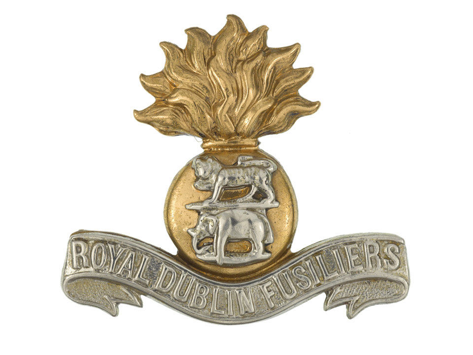 Cap badge, Royal Dublin Fusiliers, 1898-1921