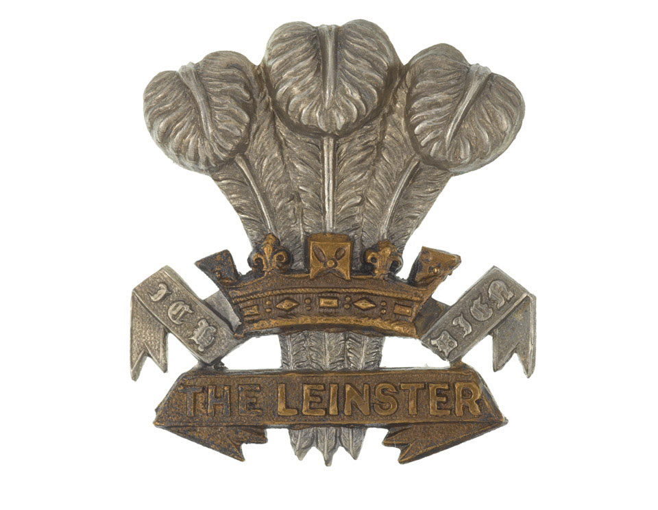 Cap badge of The Prince of Wales's Leinster Regiment (Royal Canadians), 1881-1922 (c)