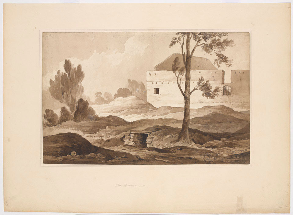 Farme Du Gourman From The Right Chateau De Hougoumont Online Collection National