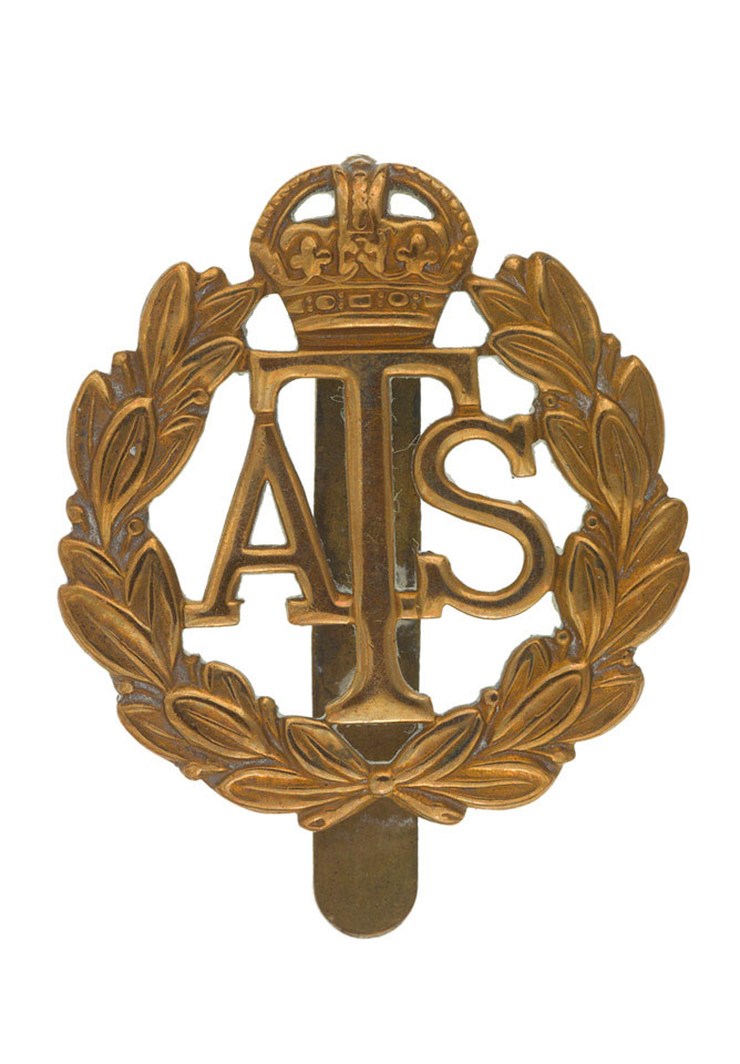 Cap badge, Major Eleanor Joan White, Auxiliary Territorial Service, 1939-1951