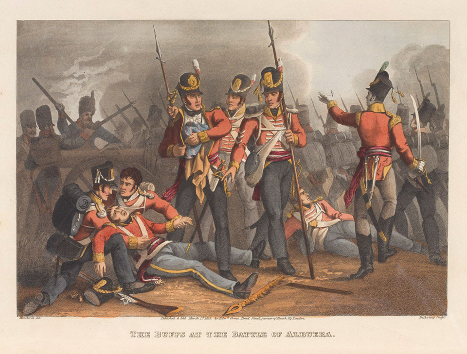 'The Buffs at the Battle of Albuera', 1811