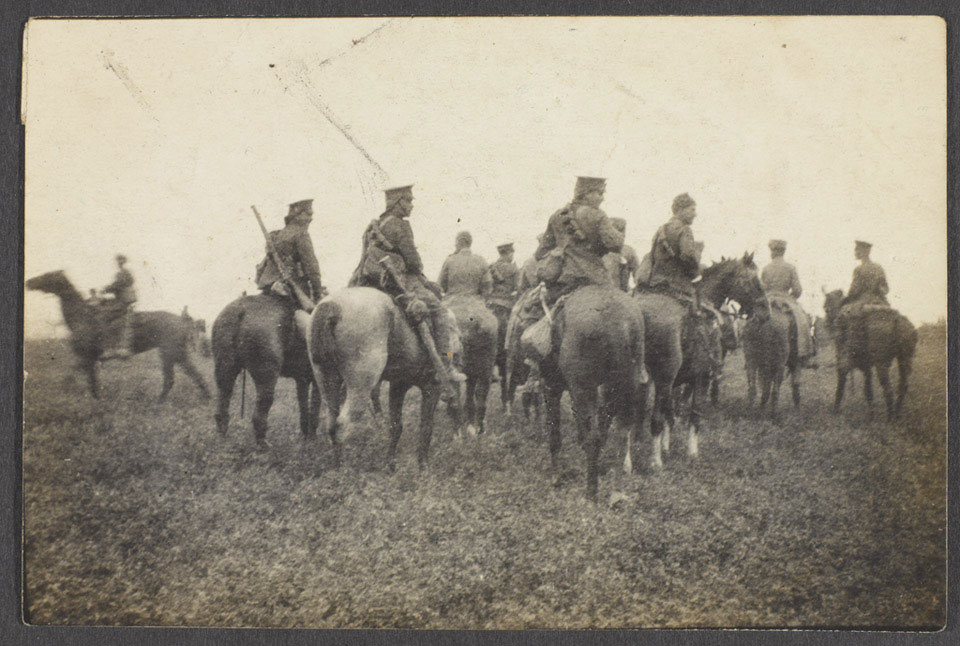 British cavalry at Nery, 1 September  1914