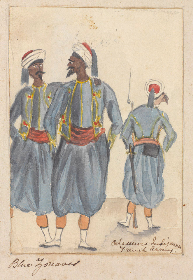 'Blue Zouaves', 1854 (c) | Online Collection | National Army Museum, London