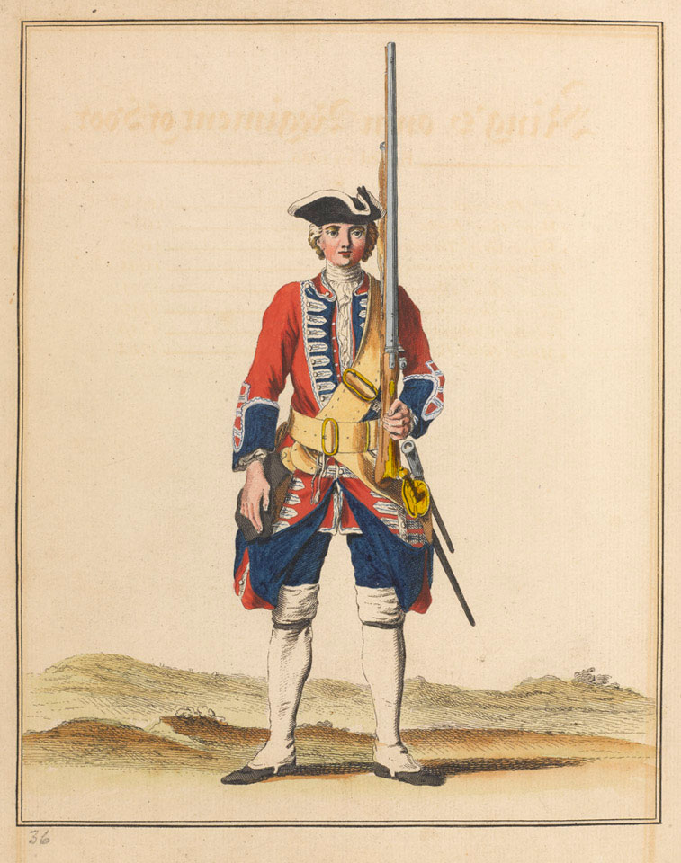 King's Own Regiment of Foot, 1742 | Online Collection | National Army ...