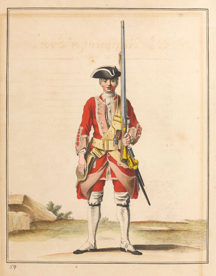 22nd Regiment of Foot, 1742 (c) | Online Collection | National Army ...