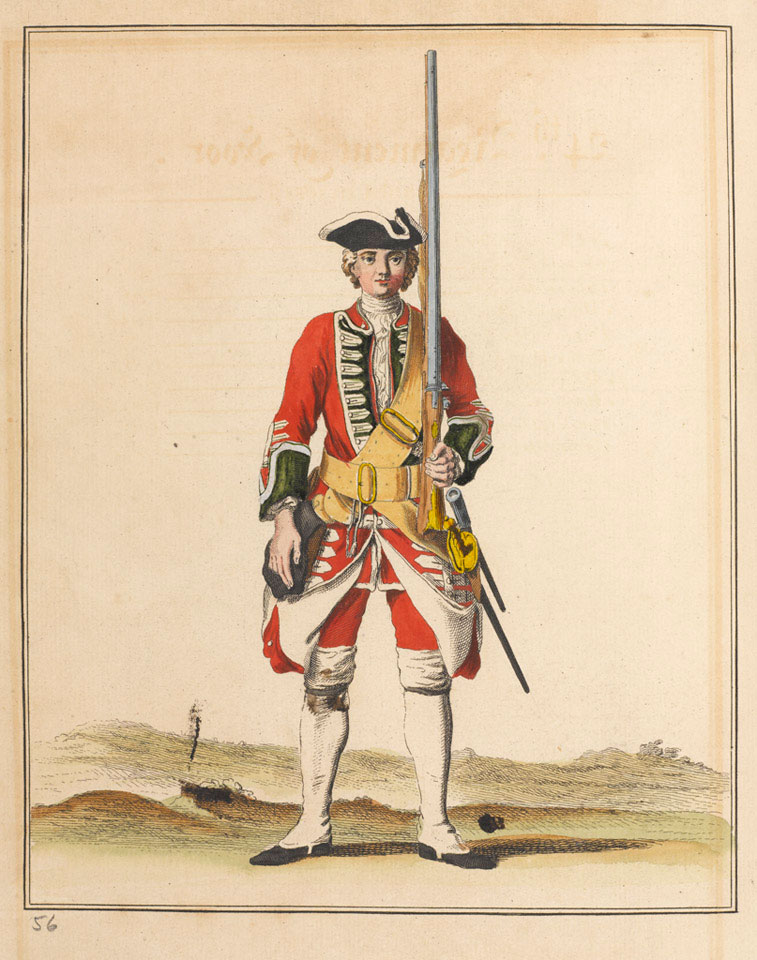 '24th Regiment of foot', 1742 (c)