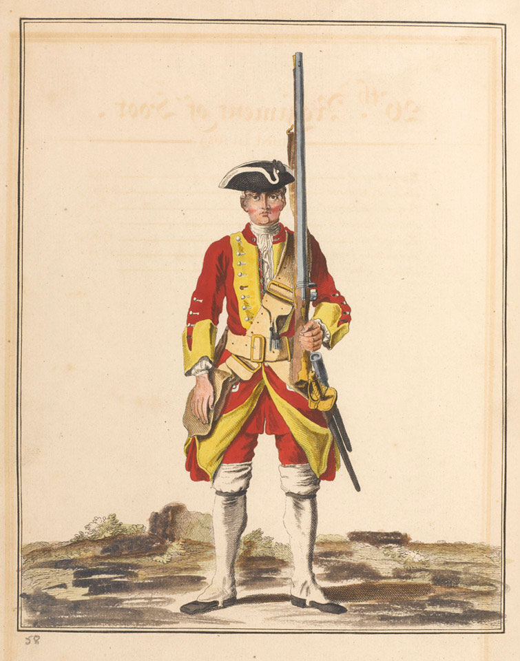 26th Regiment of Foot, 1742 (c)