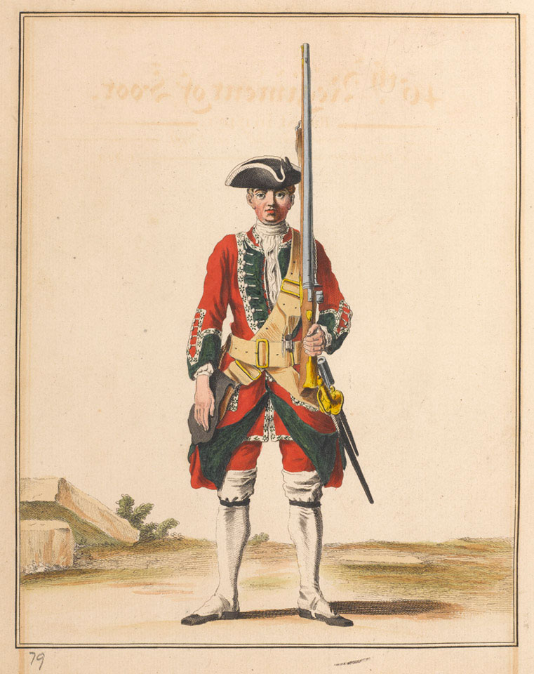 '45th Regiment of foot', 1742 (c)