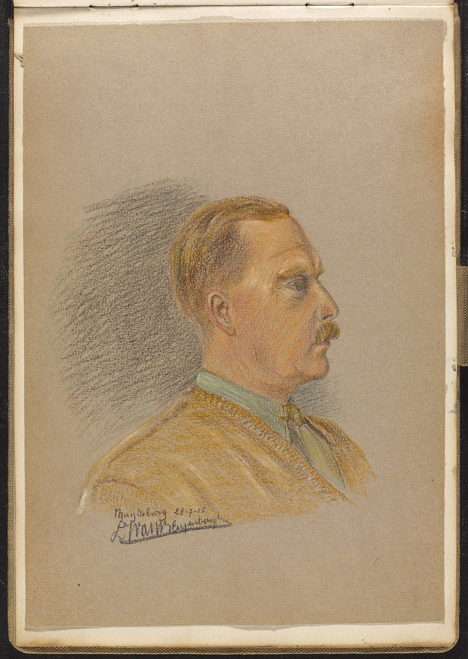 Portrait of a British officer, July 1915