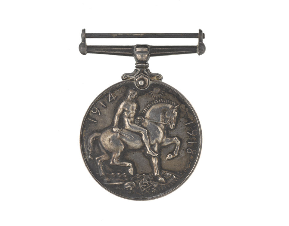 British War Medal 1914-20 awarded to Lance Corporal Val Lander 1/13th (County of London) Princess Louise's Kensington Battalion, The London Regiment