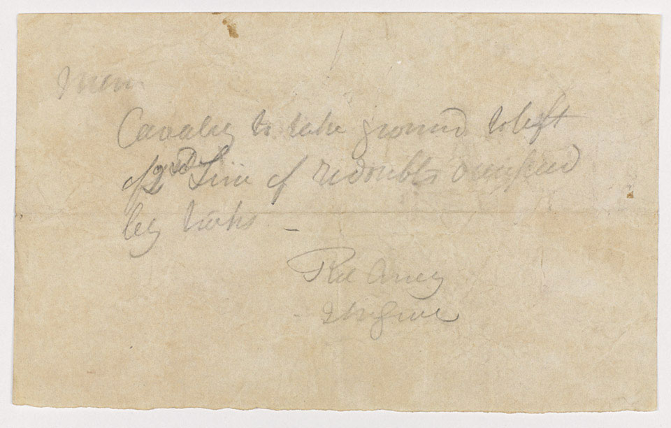 Order that launched the Charge of the Light Brigade, 1854 | Online ...