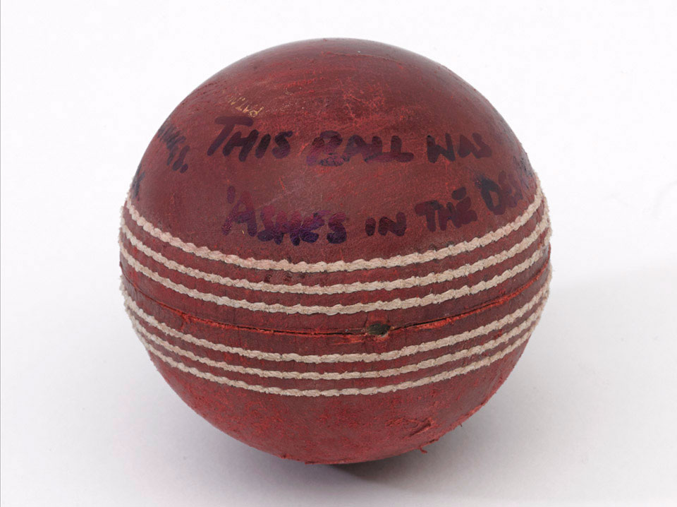 Cricket ball, 'Ashes in the Desert', Operation TELIC, Iraq, 25 October 2006