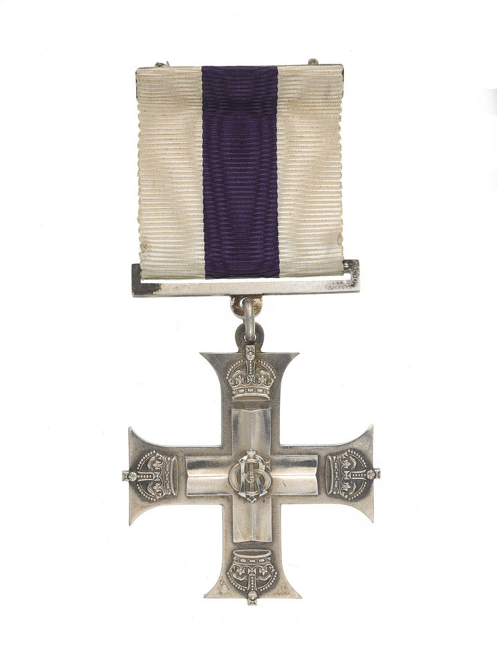 Military Cross awarded to Major Oliver 'Stewpot' Stewart, Royal Flying Corps, 1917