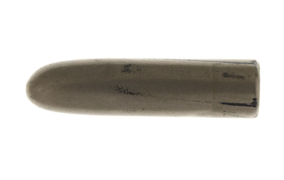 Mauser bullet extracted from the leg of Private Thomas Hewitt, Loyal North Lancashire Regiment, in Mesopotamia, in 1916
