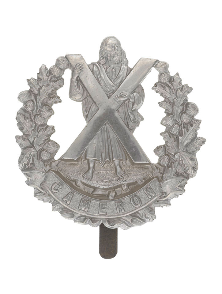 Cap badge, The Queen's Own Cameron Highlanders, 1914 (c)