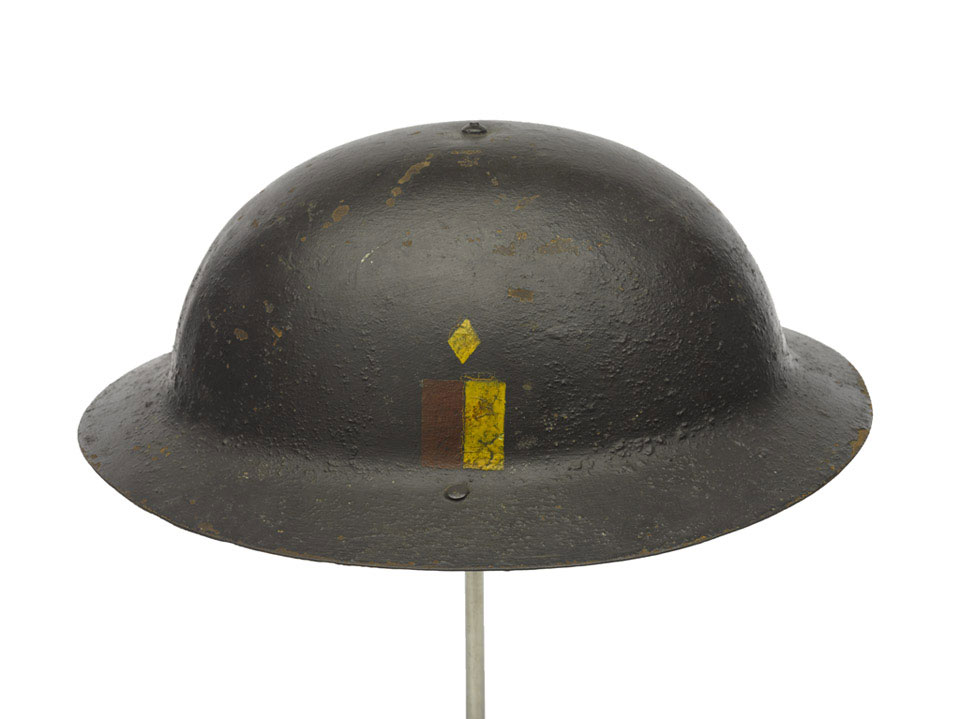 British Brodie pattern steel helmet, 1916 (c)