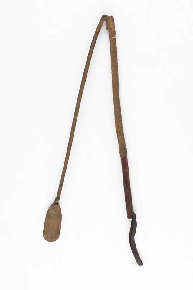 Riding whip taken from a Turkish prisoner by Captain Heerajee Cursetjee in Egypt, 1915